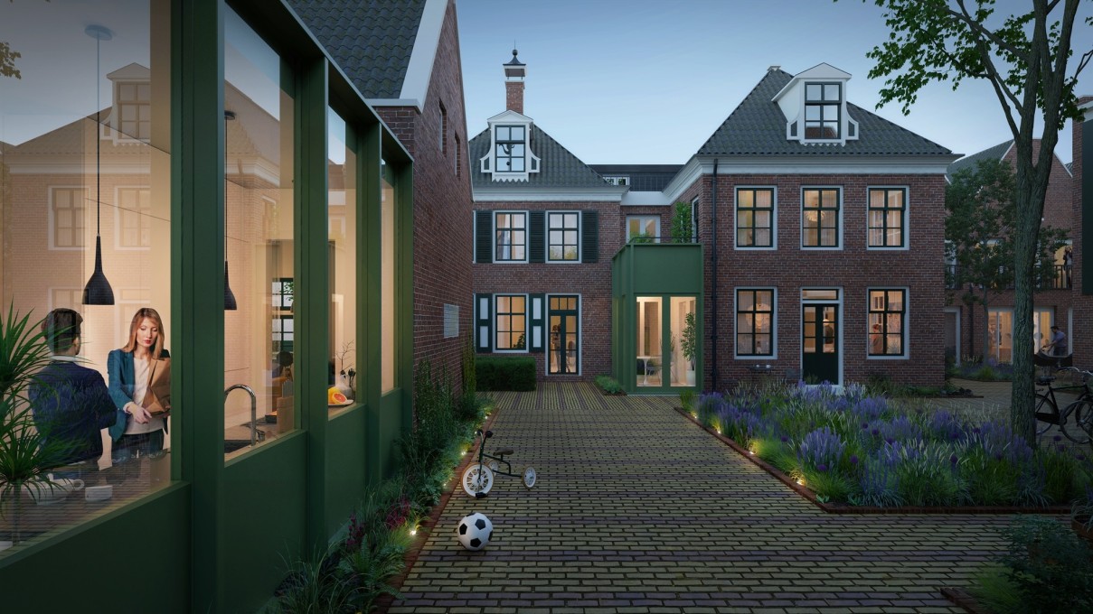 Edam_Architectenwoning_Eveningshade achterzijde